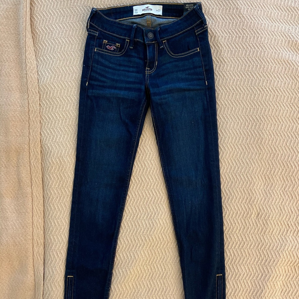 Super Skinny Ankle Zip Jeans
